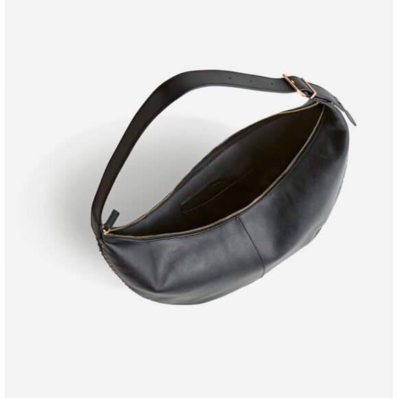 Madewell The Essential Curve Shoulder Bag Leather Casual Adjustable - Picture 3 of 9